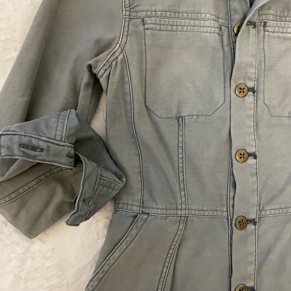 Free People Denim Romper